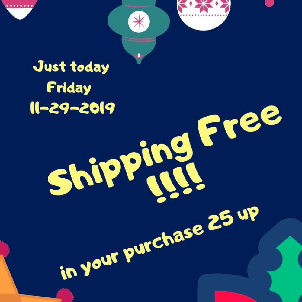 shipping free just today